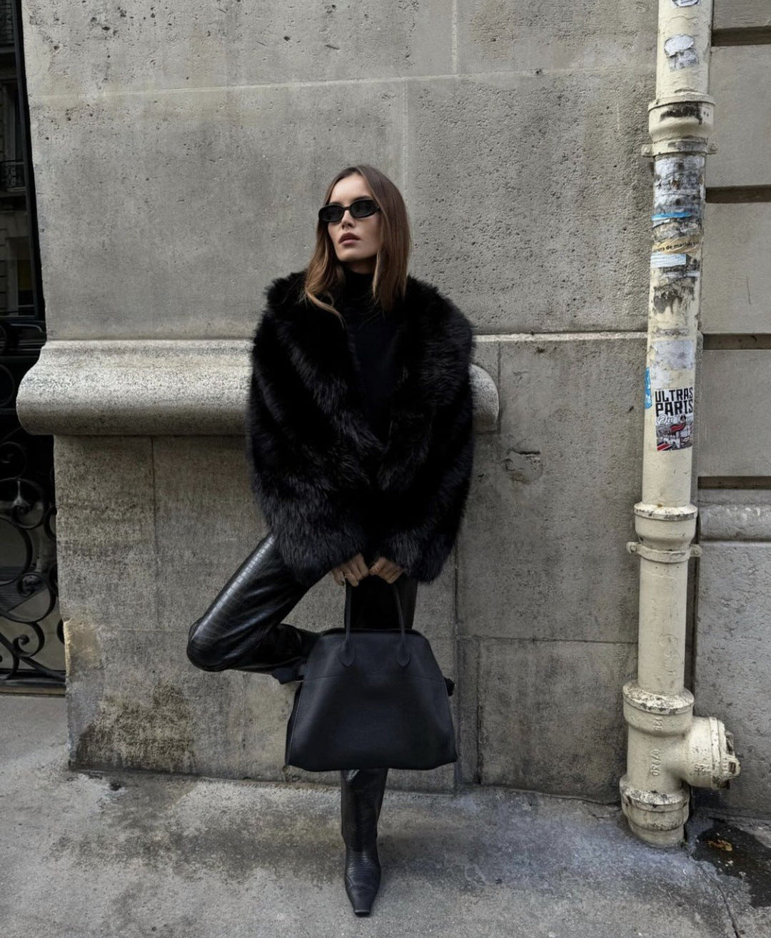 Elna Faux Fur Coat