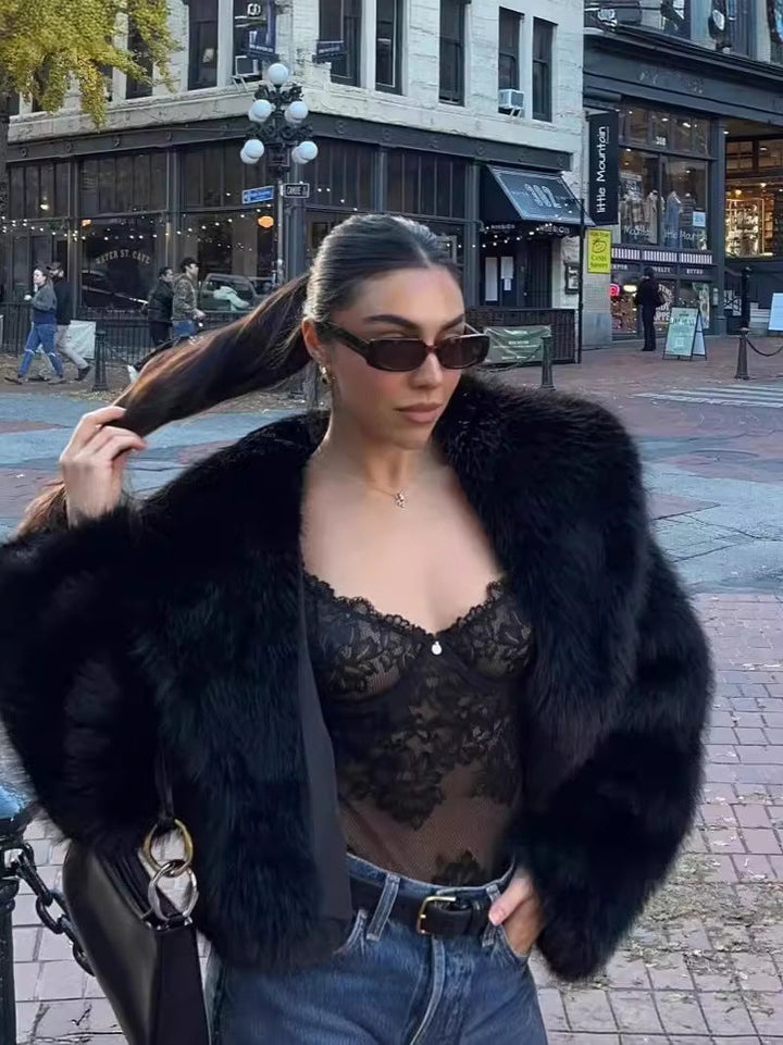 Elna Faux Fur Coat