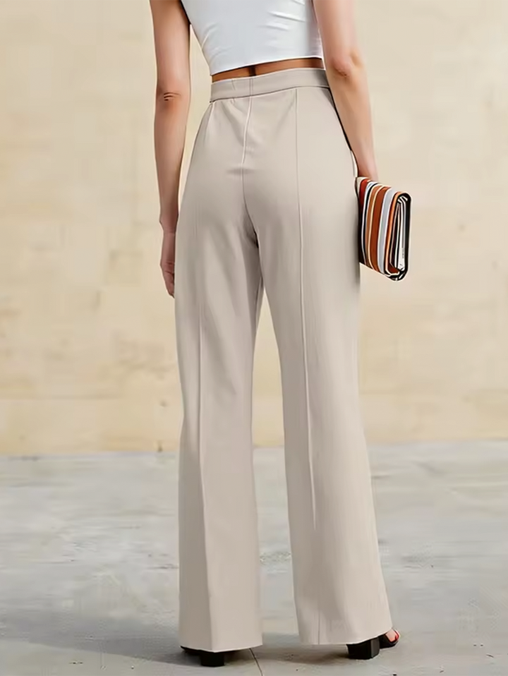 Arden Pants – Belted Straight Leg