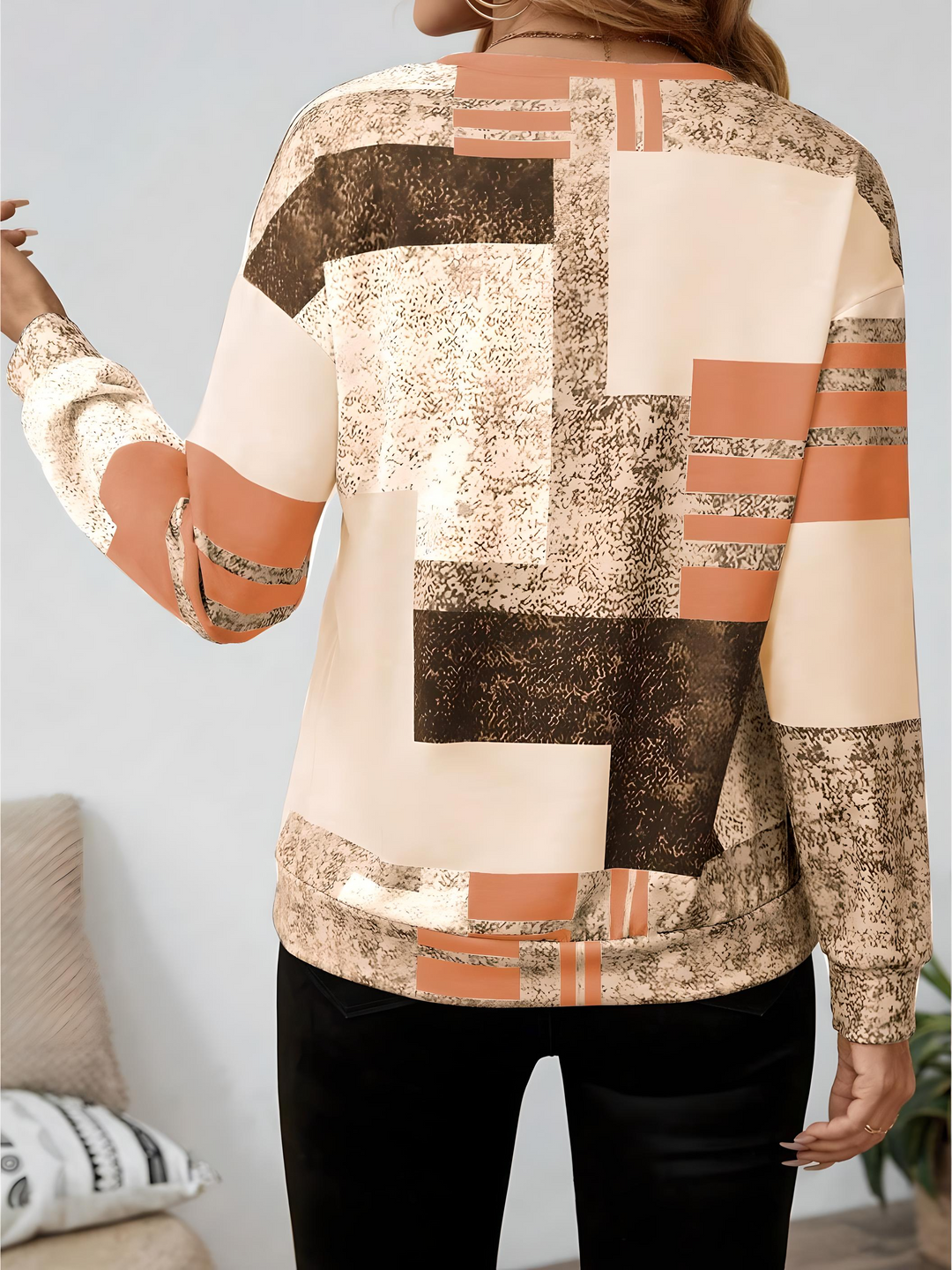 Solvi | Colourblock Half-Zip Sweatshirt