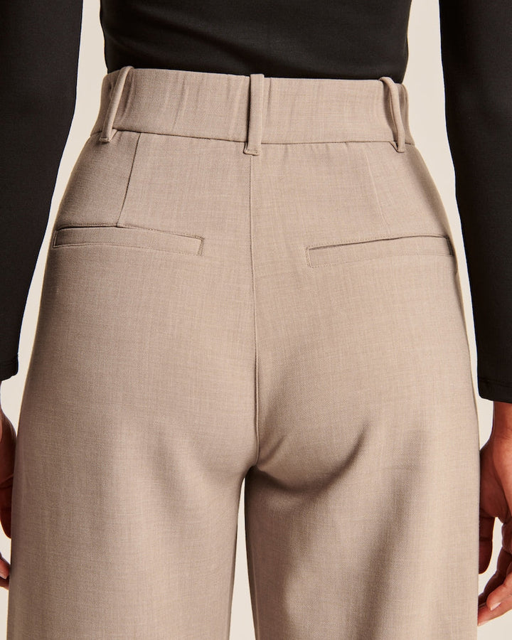 Siena Pants – Wide Leg Taupe