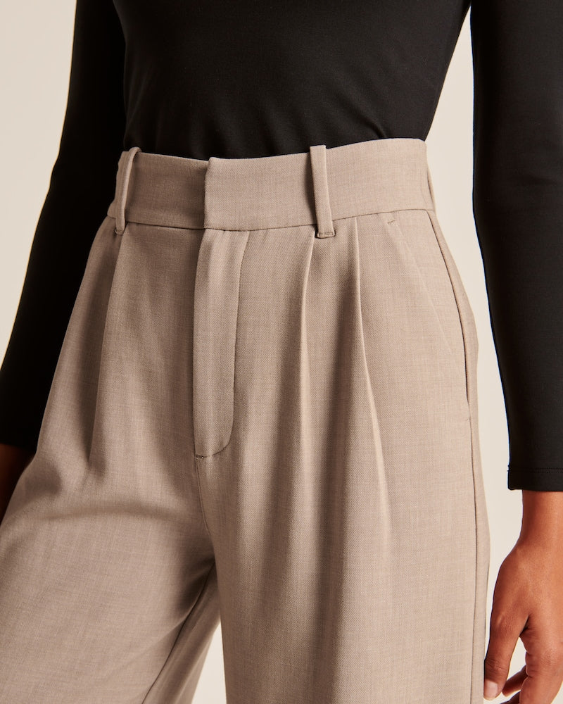 Siena Pants – Wide Leg Taupe