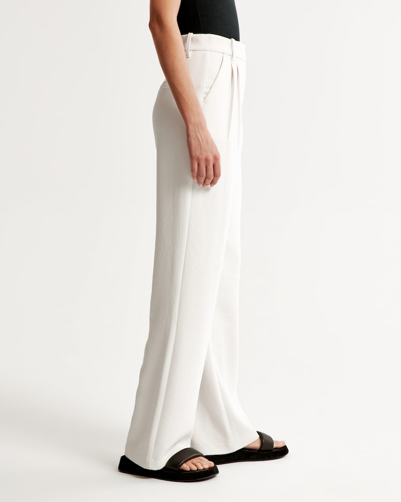Lina Pants – Wide Leg Ivory