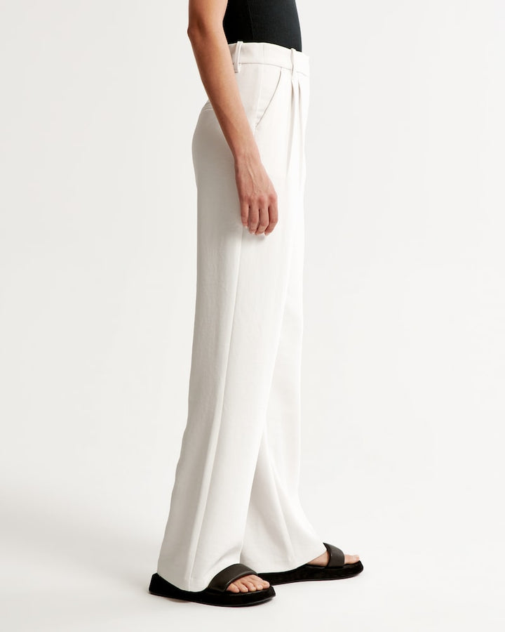 Lina Pants – Wide Leg Ivory