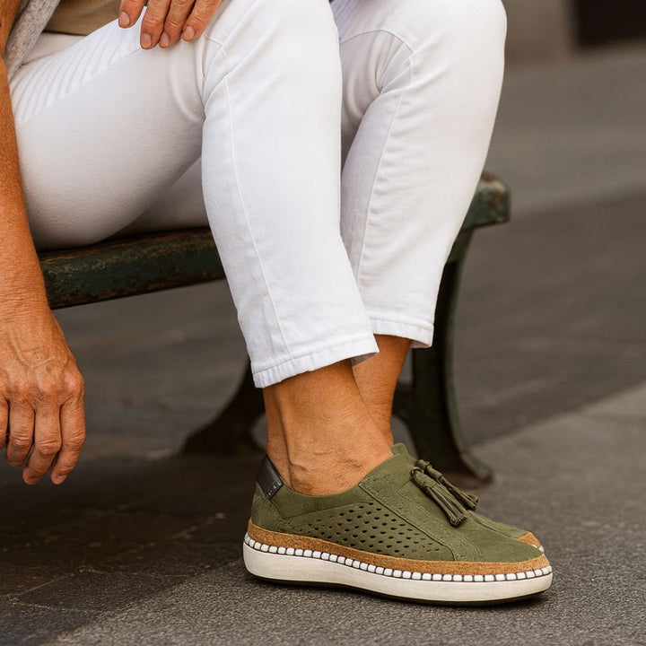 Lena | Contoured Knit Slip-Ons