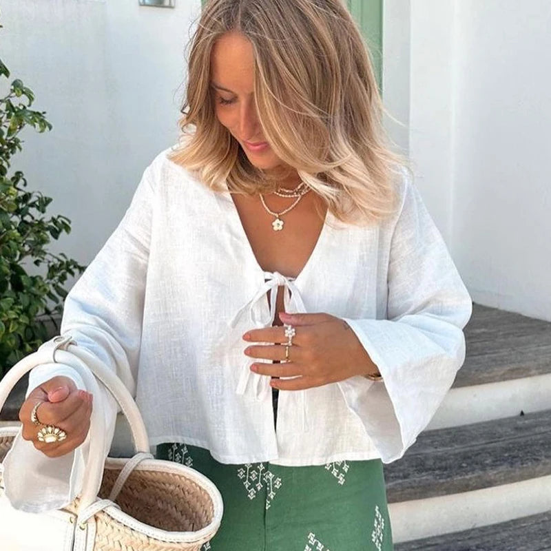 Linen Blouse — Light in Motion