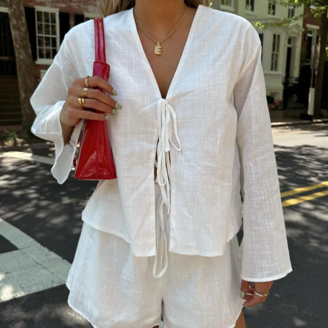 Linen Blouse — Light in Motion