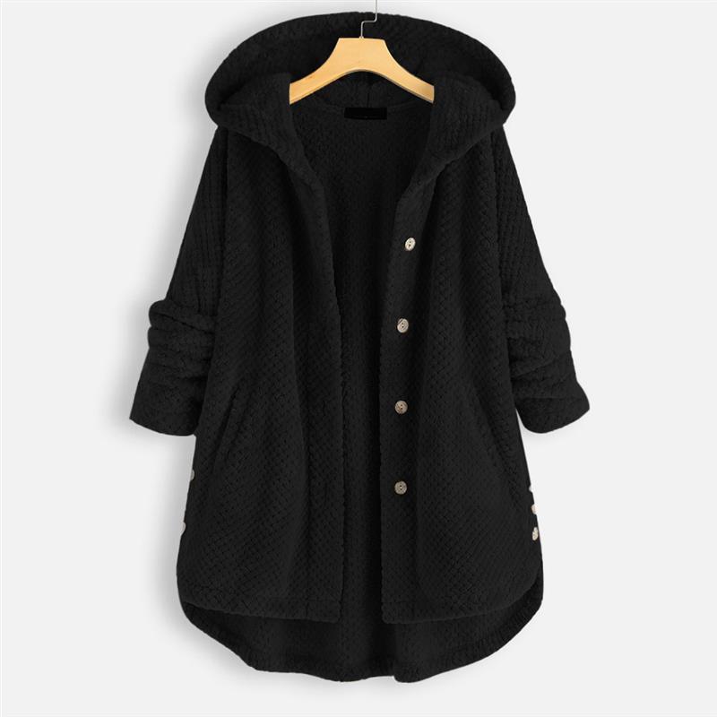Élodie | Hooded Fleece Coat