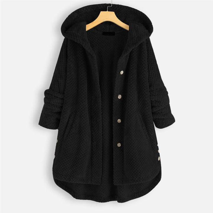 Élodie | Hooded Fleece Coat