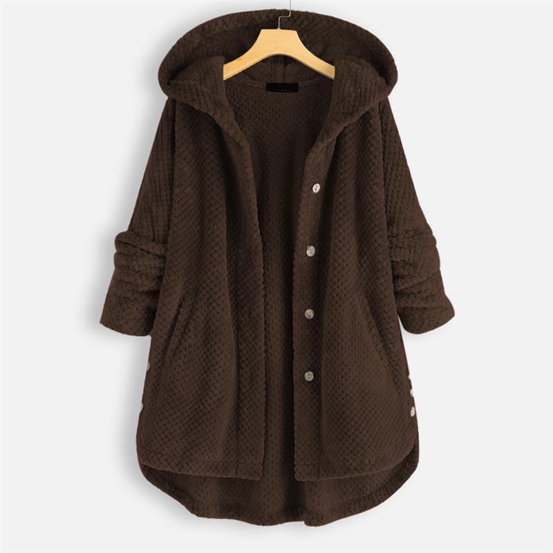 Élodie | Hooded Fleece Coat