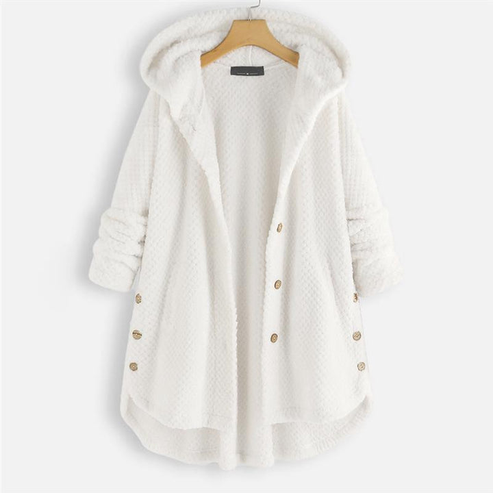 Élodie | Hooded Fleece Coat