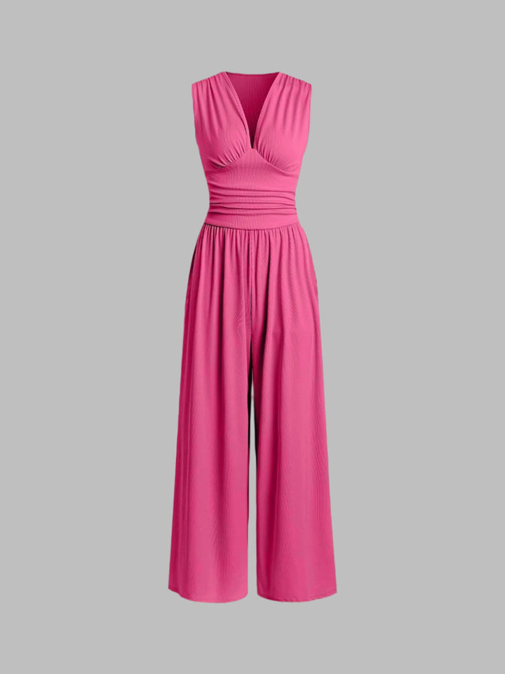 Siv | Sleeveless Wide-Leg Jumpsuit