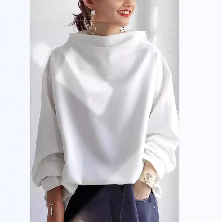 Eira Haven | High-Neck Soft Knit Top