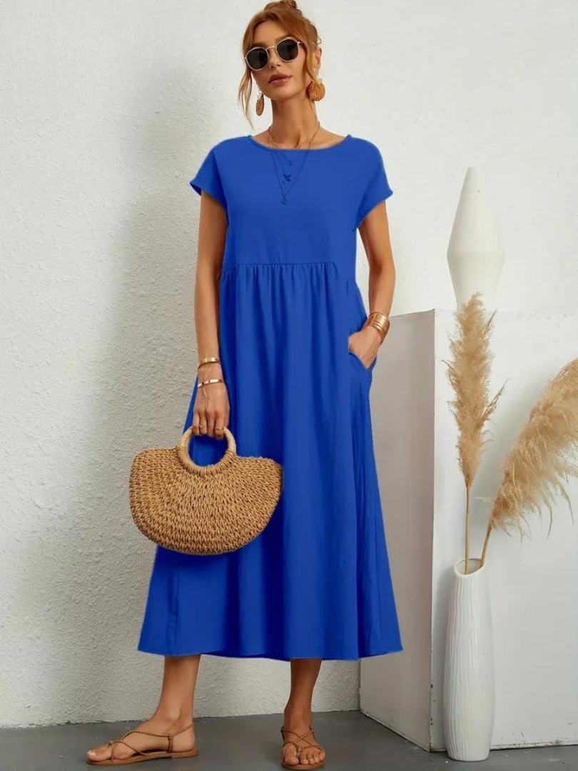 Maris | Flowing Cotton Summer Dress