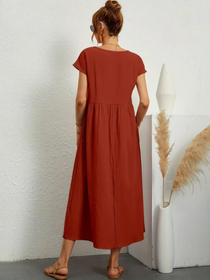 Maris | Flowing Cotton Summer Dress