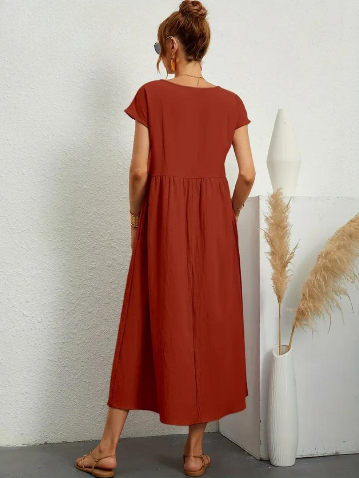 Maris | Flowing Cotton Summer Dress