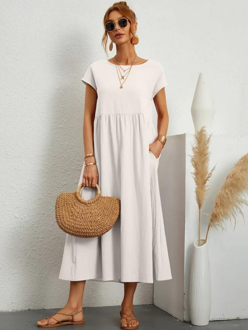 Maris | Flowing Cotton Summer Dress