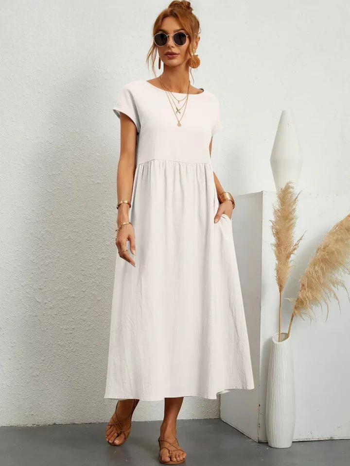 Maris | Flowing Cotton Summer Dress