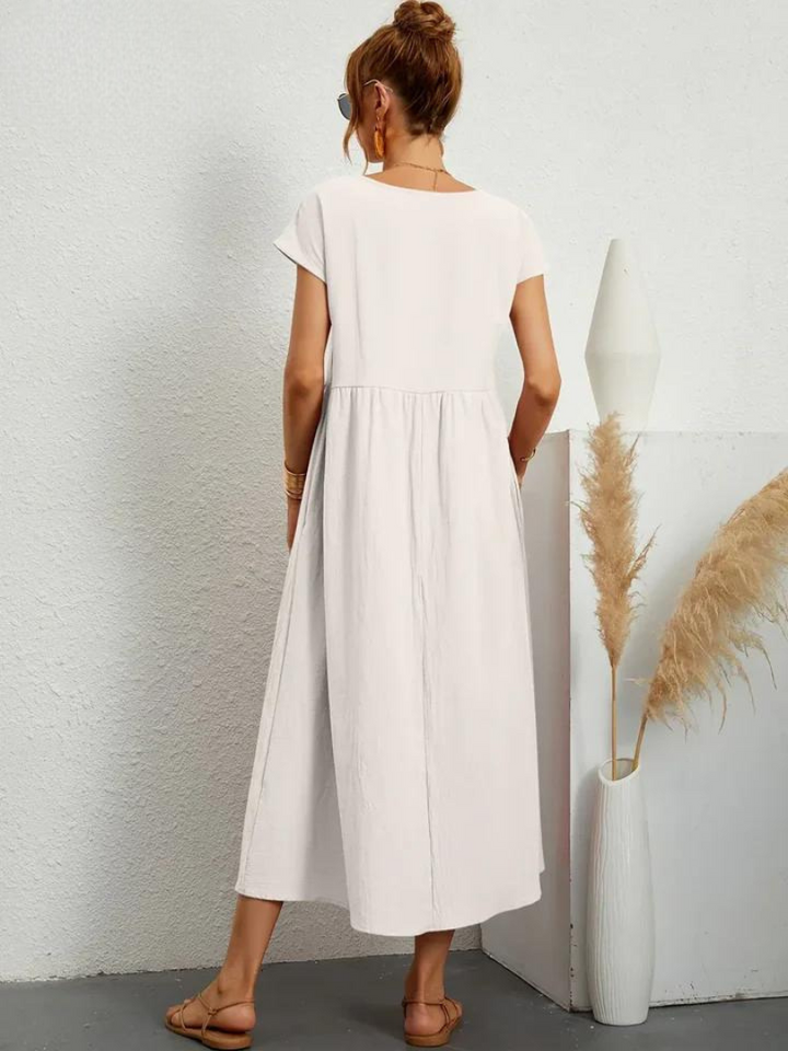 Maris | Flowing Cotton Summer Dress