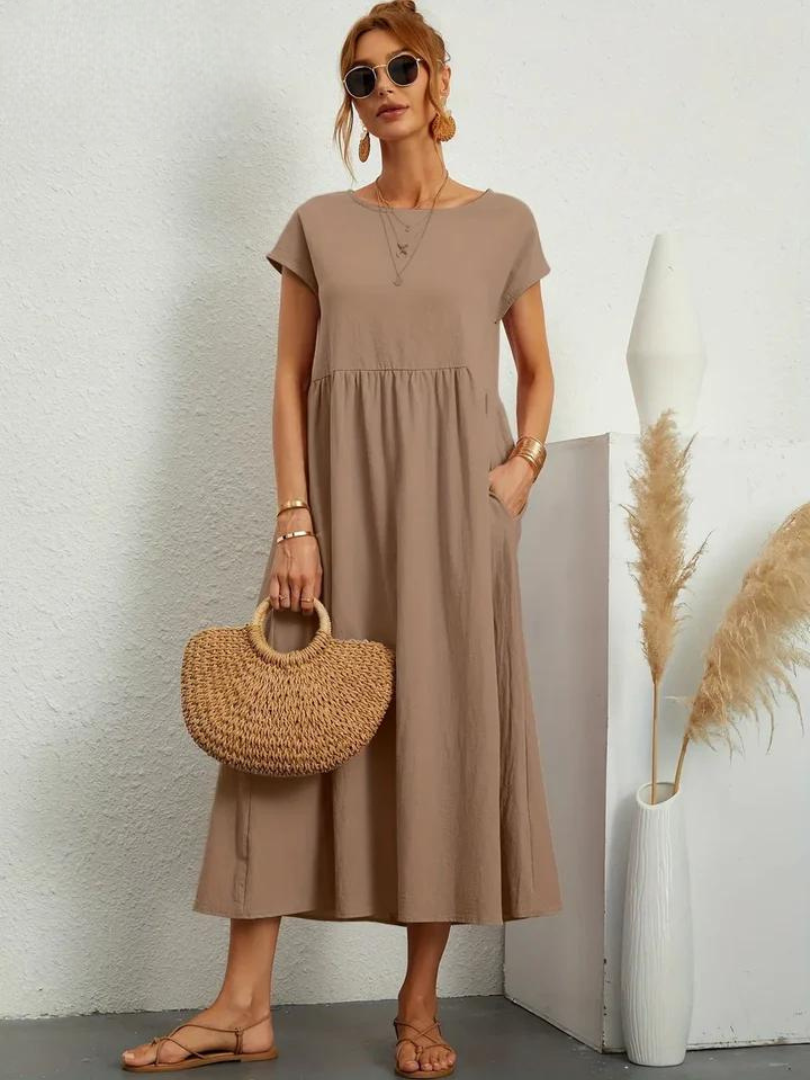 Maris | Flowing Cotton Summer Dress