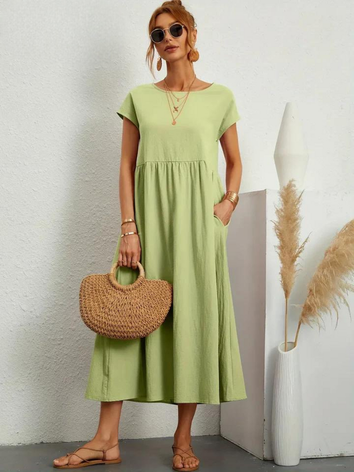 Maris | Flowing Cotton Summer Dress
