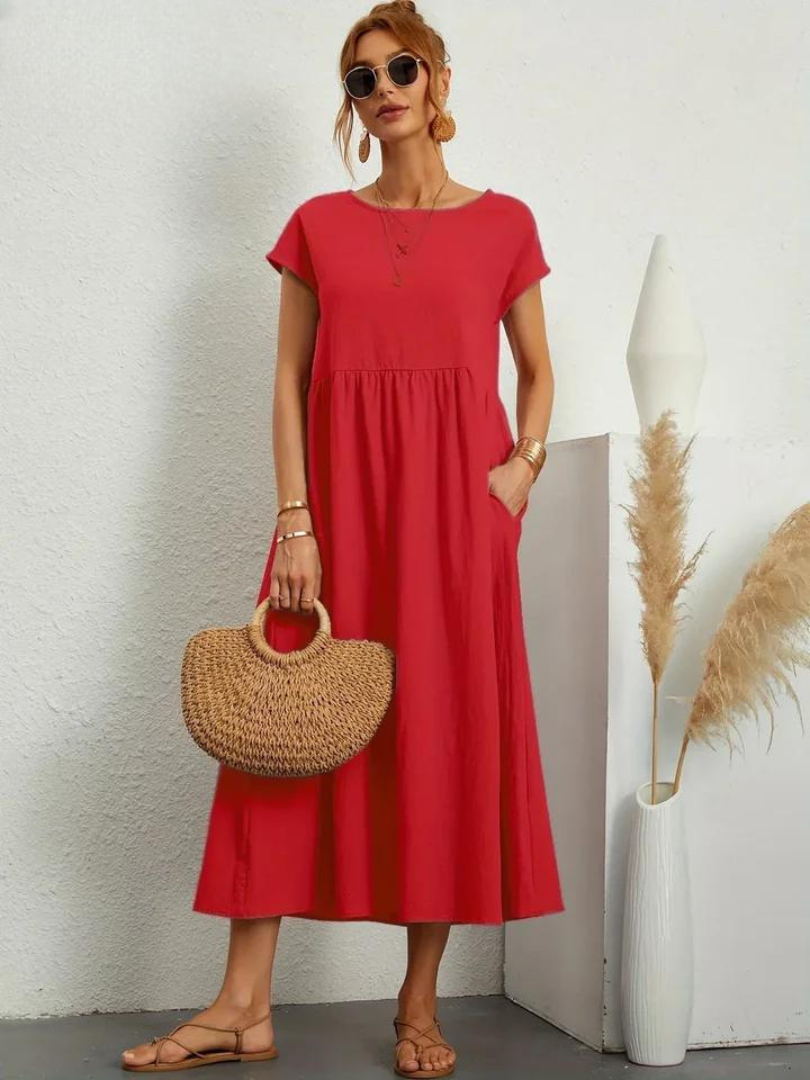Maris | Flowing Cotton Summer Dress