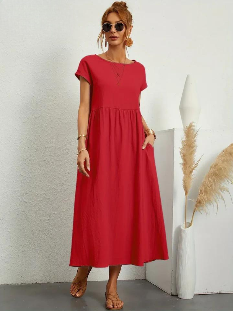 Maris | Flowing Cotton Summer Dress