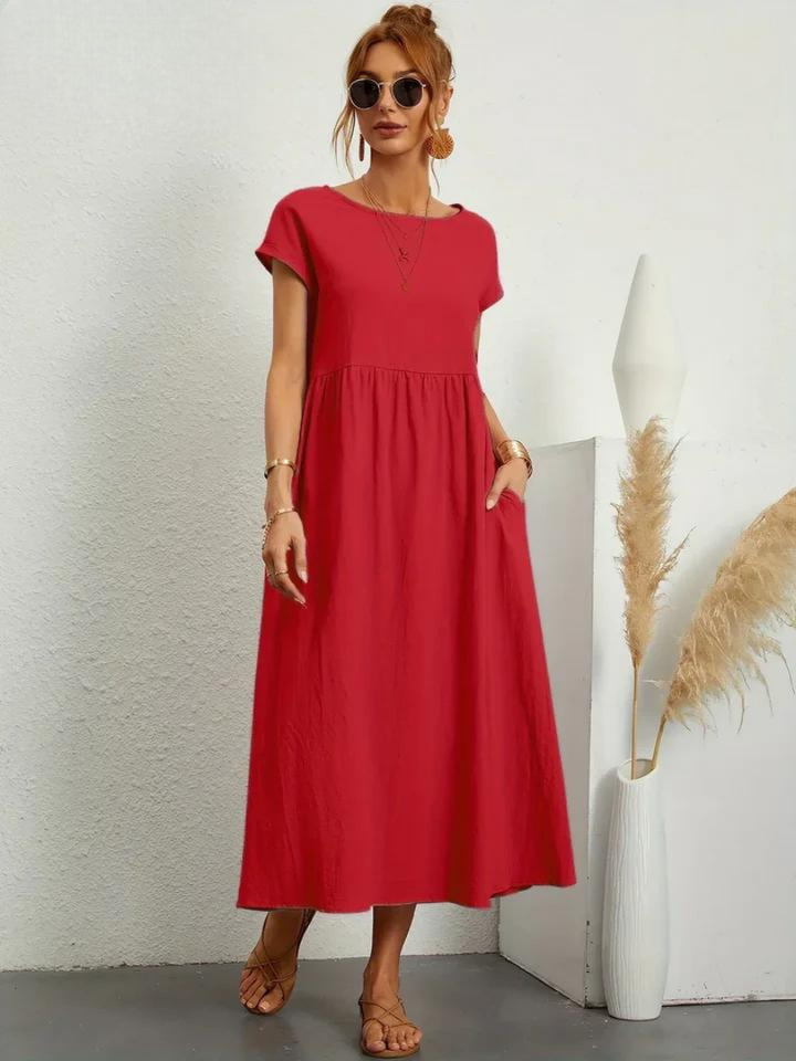 Maris | Flowing Cotton Summer Dress