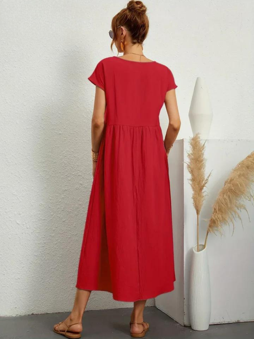 Maris | Flowing Cotton Summer Dress