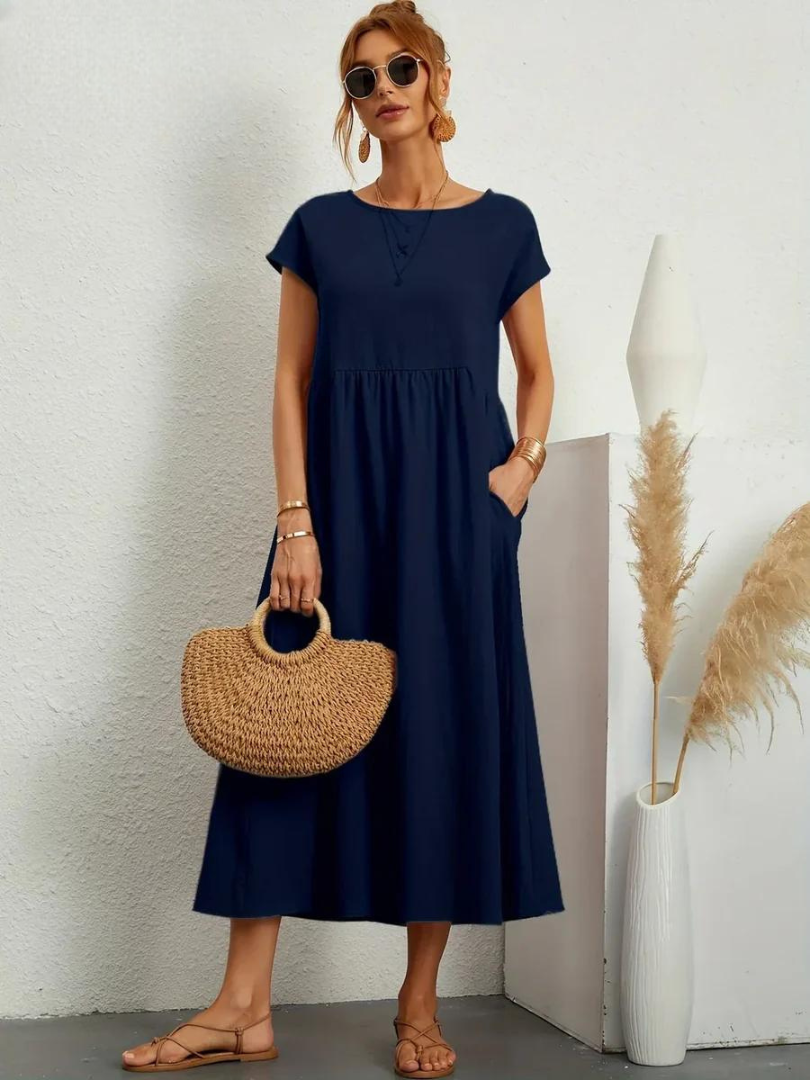 Maris | Flowing Cotton Summer Dress