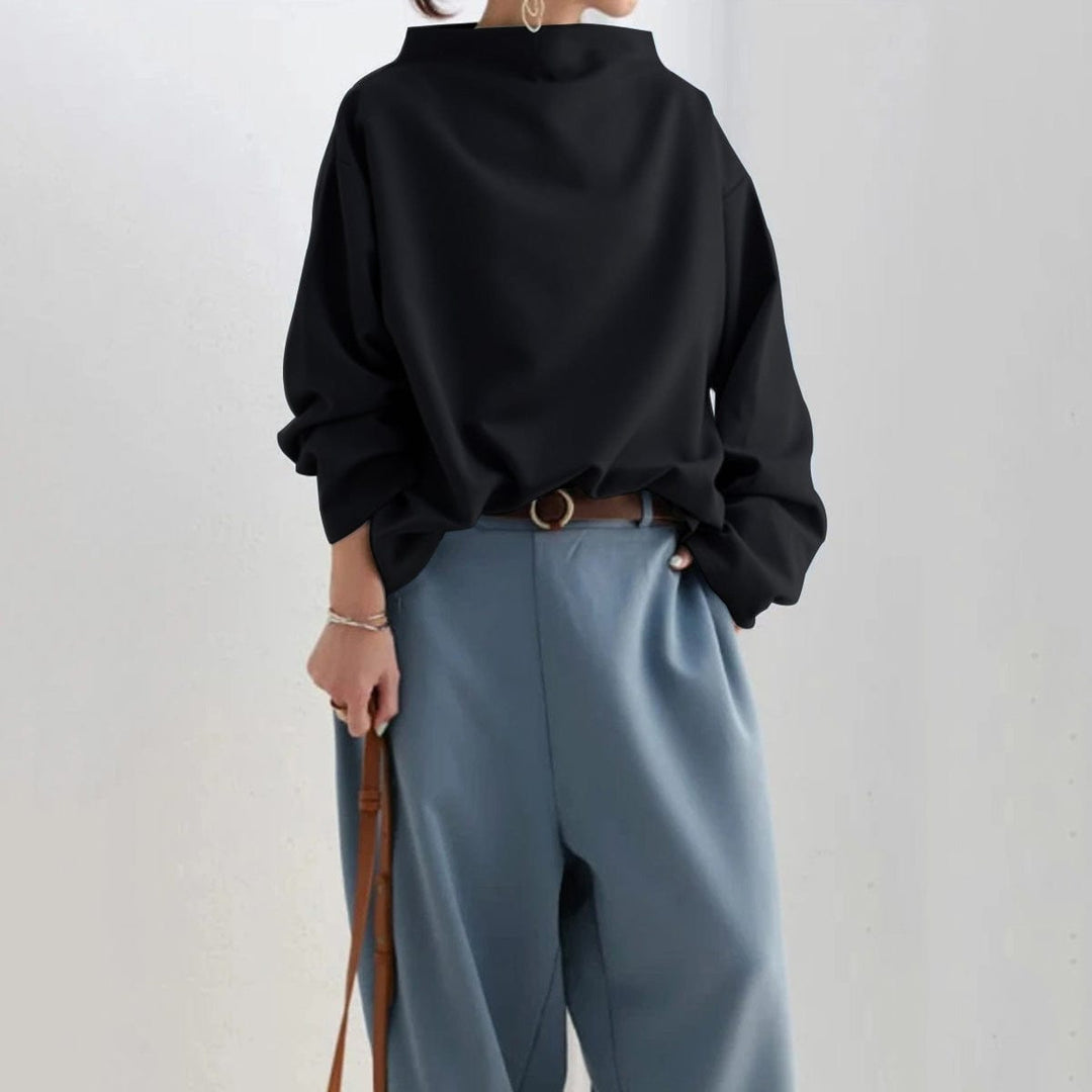 Eira Haven | High-Neck Soft Knit Top