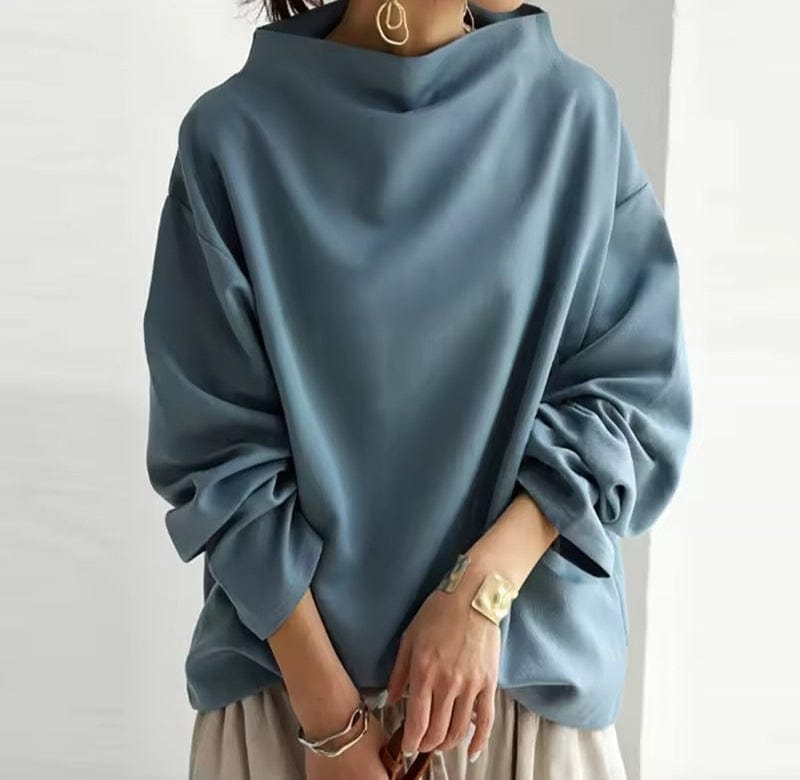 Eira Haven | High-Neck Soft Knit Top