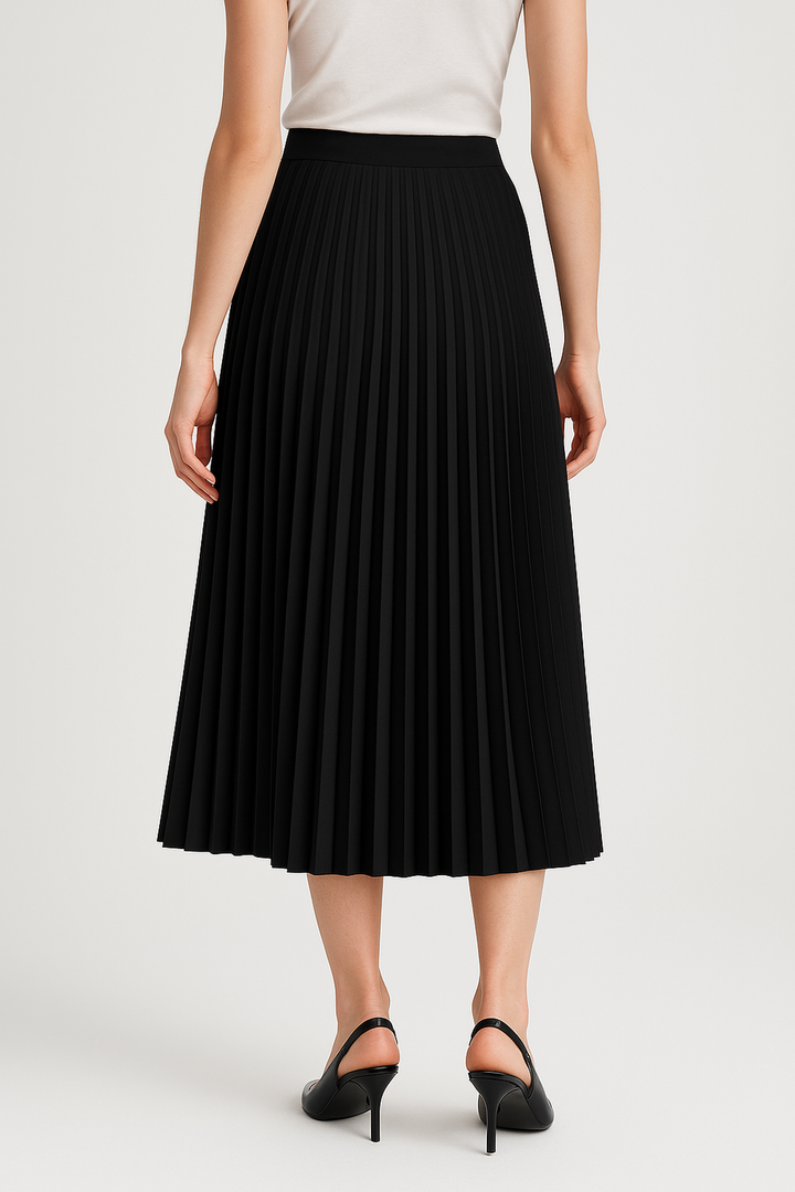 Valentina Skirt – Pleated Sheen