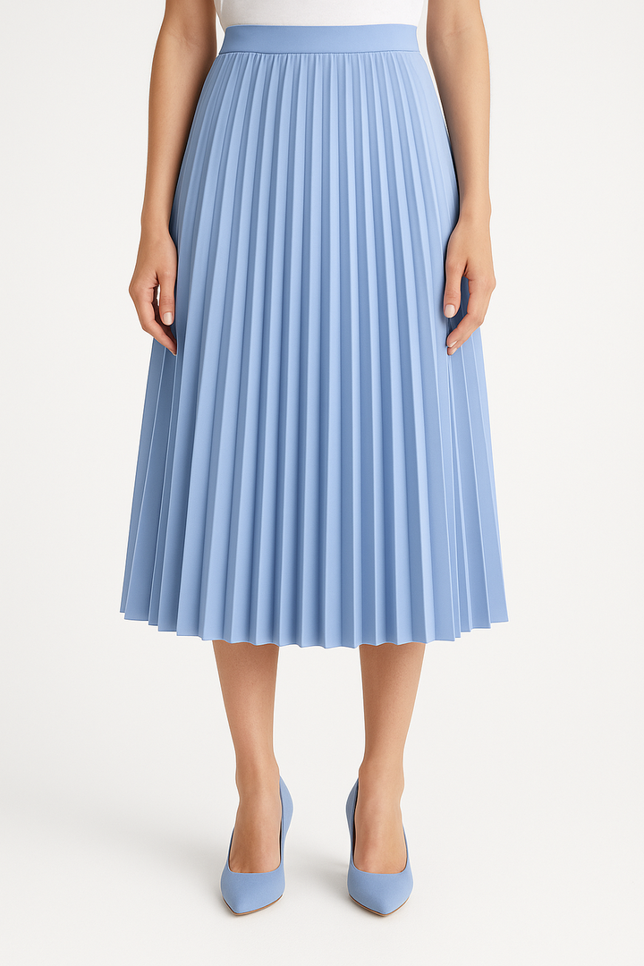Valentina Skirt – Pleated Sheen
