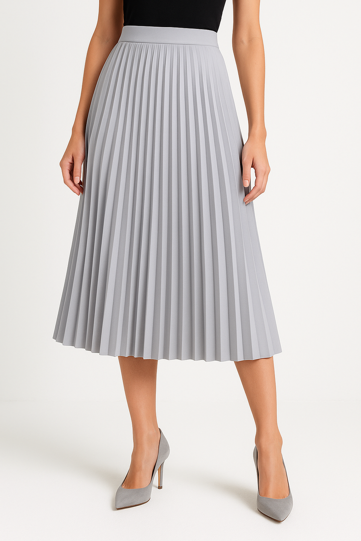 Valentina Skirt – Pleated Sheen