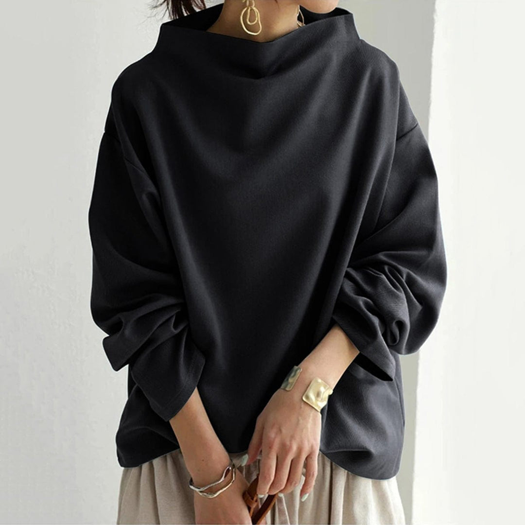 Eira Haven | High-Neck Soft Knit Top