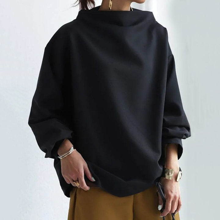 Eira Haven | High-Neck Soft Knit Top