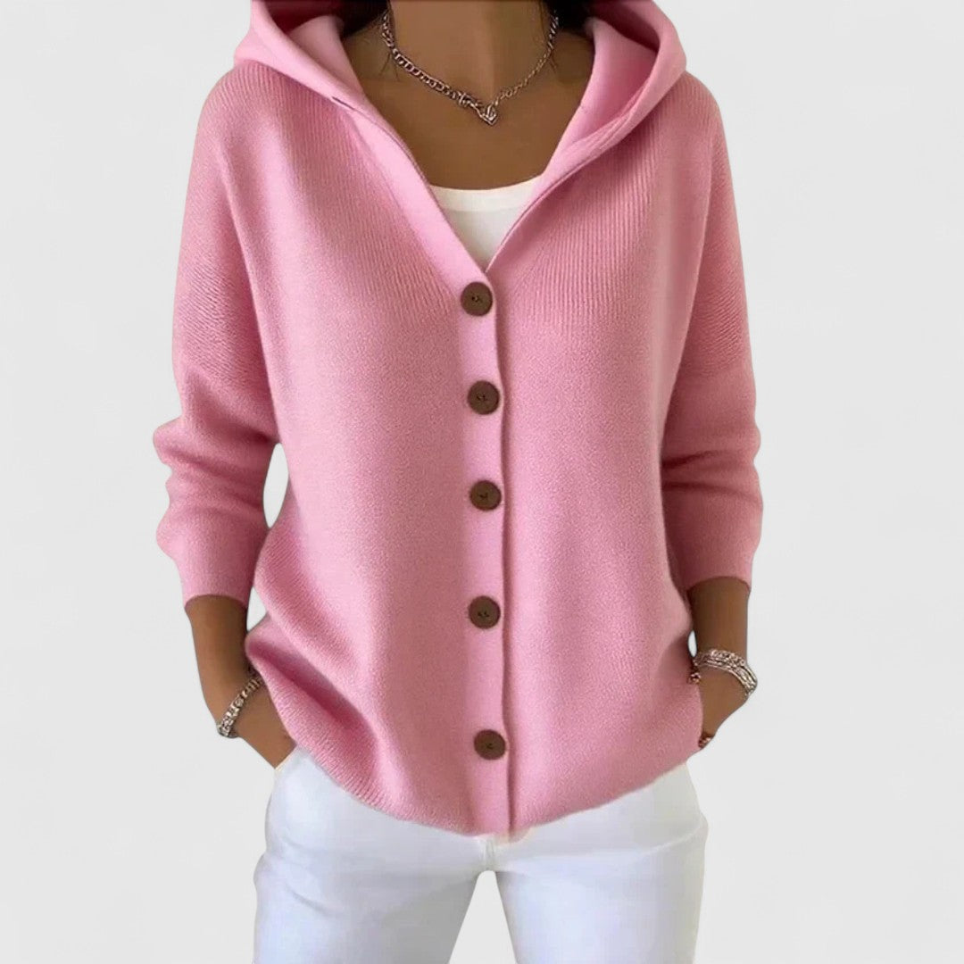 Astrid | Hooded Knit Cardigan