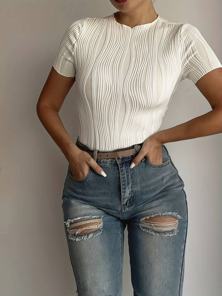 Elara Top – Textured Knit
