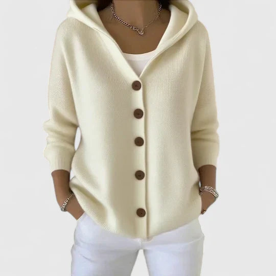Astrid | Hooded Knit Cardigan