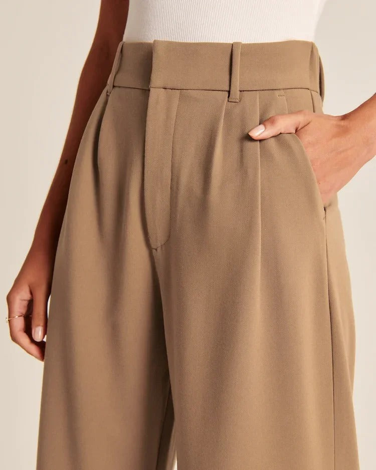 Alder Pants – Brown Wide Leg