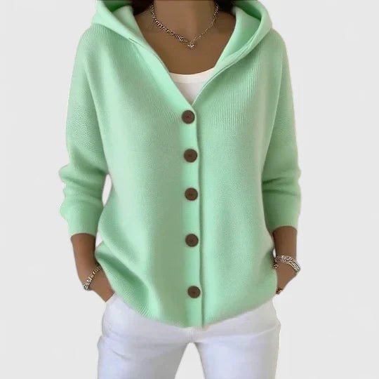 Astrid | Hooded Knit Cardigan