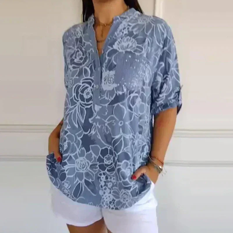 Bianca | Lightweight Floral Blouse