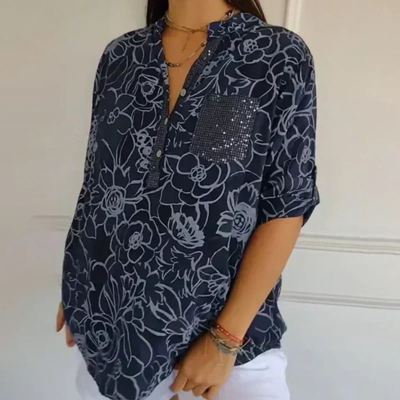 Bianca | Lightweight Floral Blouse